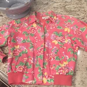 Great Floral Casual corner jacket!